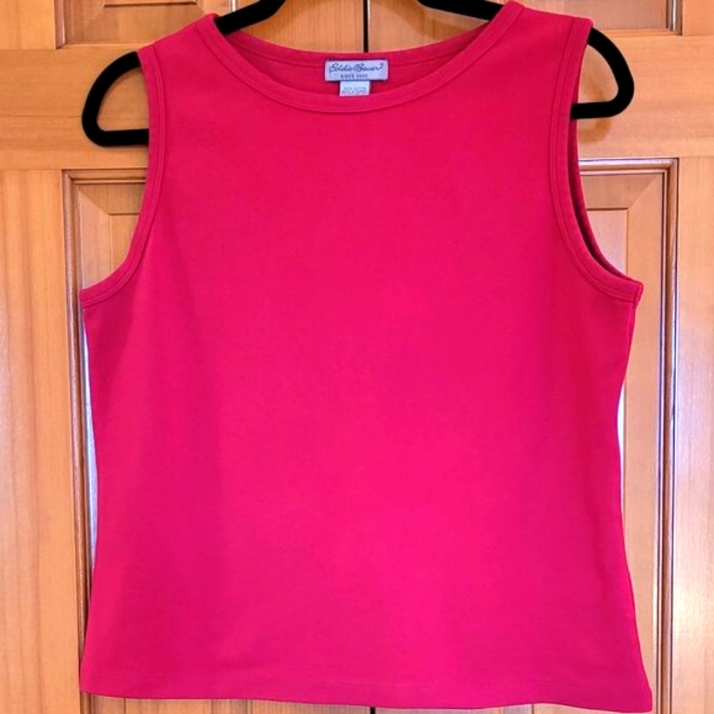 Eddie Bauer Red Tank Top - Medium